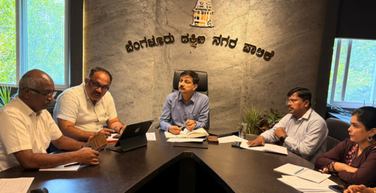 Bengaluru South Municipal Commissioner and Chairman of the Disaster Management Authority, K.N. Ramesh, held a detailed video interaction with Resident Welfare Association (RWA) representatives to review flood preparedness and mitigation measures.