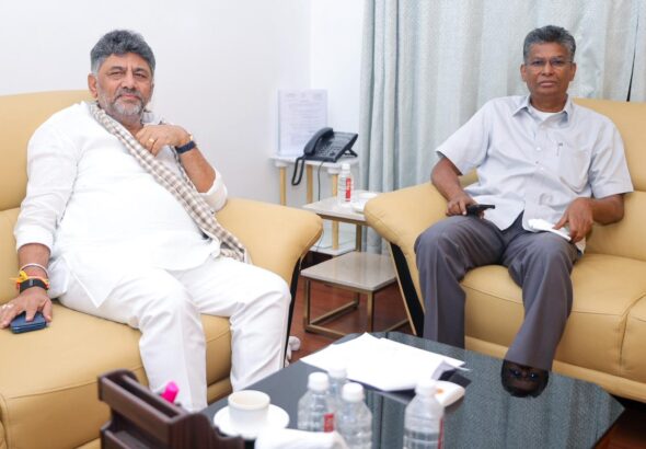 Plan in Works to Ease Nelamangala–Goraguntepalya Traffic Congestion: DCM D.K. Shivakumar
