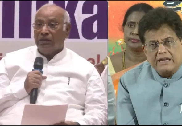 Piyush Goyal Slams Kharge’s “Terrorist” Remark on PM Modi, Calls It “Low-Level Politics”