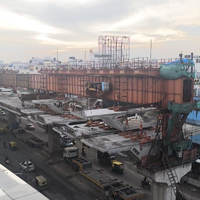 Ejipura–Kendriya Sadan Flyover Works Gain Momentum, Opening Likely This Year