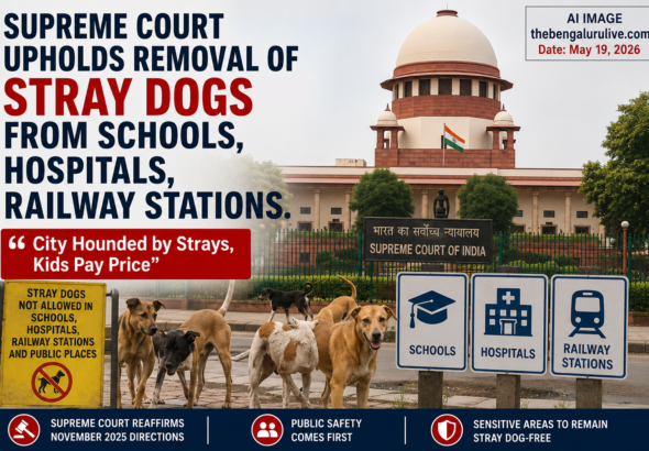Supreme Court Upholds Removal of Stray Dogs From Schools, Hospitals, Railway Stations; Says Public Safety Paramount