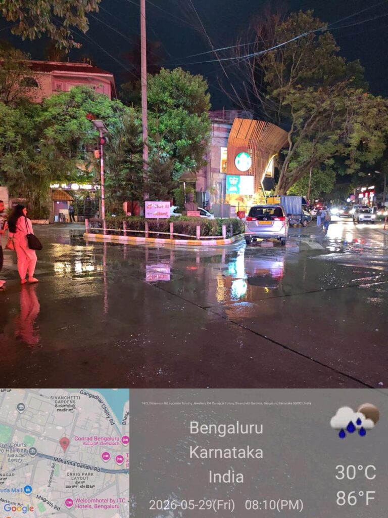 Koramangala, MG Road, UB City Among Worst-Hit Areas as Heavy Rain Floods Bengaluru Roads, Triggers Massive Traffic Chaos