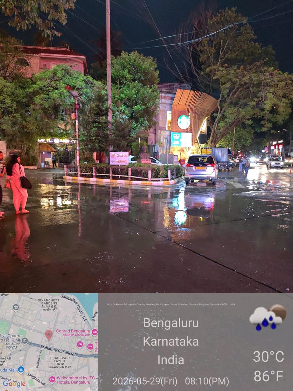 Koramangala, MG Road, UB City Among Worst-Hit Areas as Heavy Rain Floods Bengaluru Roads, Triggers Massive Traffic Chaos