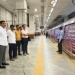BJP Karnataka President BY Vijayendra Travels by Bengaluru Metro Responding to PM Modi’s Call for Fuel Conservation