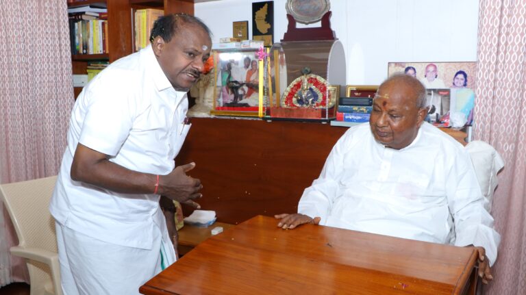 Decision on Deve Gowda’s Rajya Sabha Re-Election Will Be Taken by BJP Leadership: H.D. Kumaraswamy