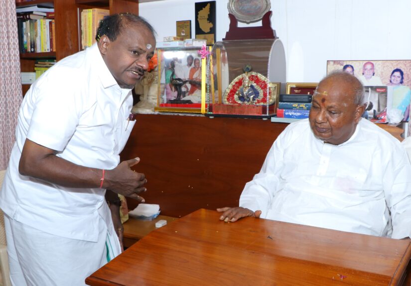 Decision on Deve Gowda’s Rajya Sabha Re-Election Will Be Taken by BJP Leadership: H.D. Kumaraswamy