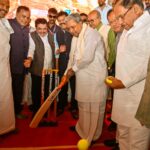 CM Siddaramaiah Lays Foundation Stone for International Cricket Stadium at Suryanagar