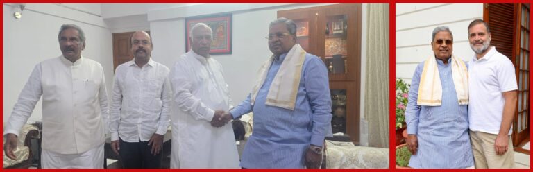 Siddaramaiah Meets Rahul Gandhi, Mallikarjun Kharge in Delhi Day After Resigning as Karnataka CM