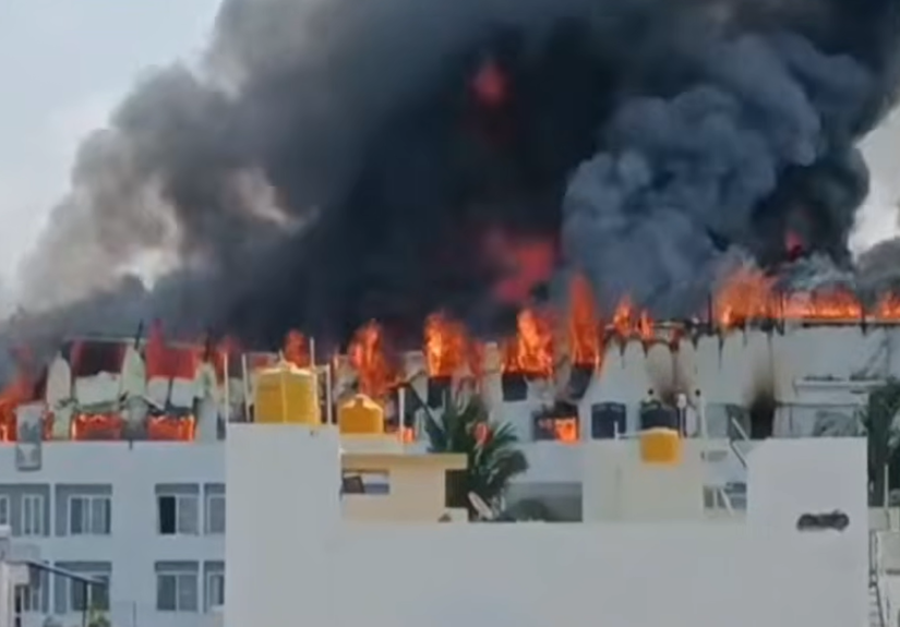 Massive Fire Breaks Out at Bengaluru School Building; No Casualties Reported as Campus Was Closed for Holidays