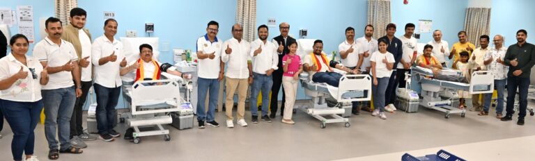 Karnataka Sangha Qatar Organises Mega Blood Donation Camp, Unveils Sambhrama 2026 Poster in Doha