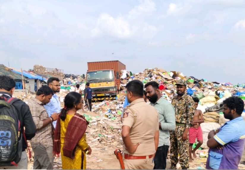 Six Vehicles Seized, FIR Registered in Crackdown on Illegal Waste Dumping in East Bengaluru