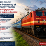 South Western Railway Increases Yesvantpur–Vijayapura Special Train Frequency to Bi-Weekly