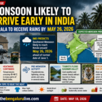 Monsoon Likely to Arrive Early in India as Heatwave Intensifies Across North; IMD Predicts Kerala Entry by May 26