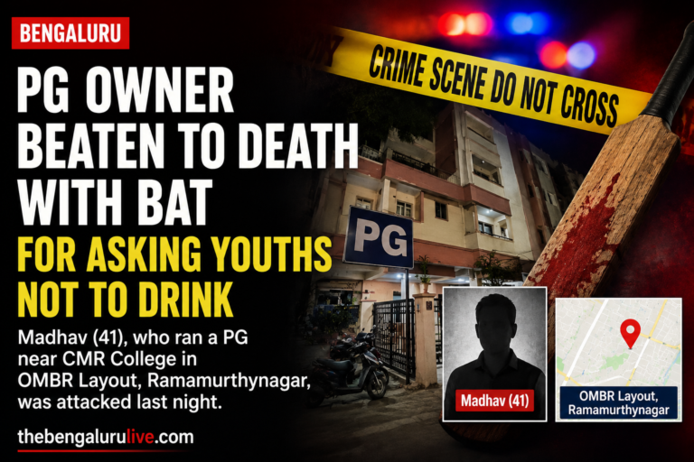 PG Owner Beaten to Death With Cricket Bat in Bengaluru After Objecting to Public Drinking; Two Arrested