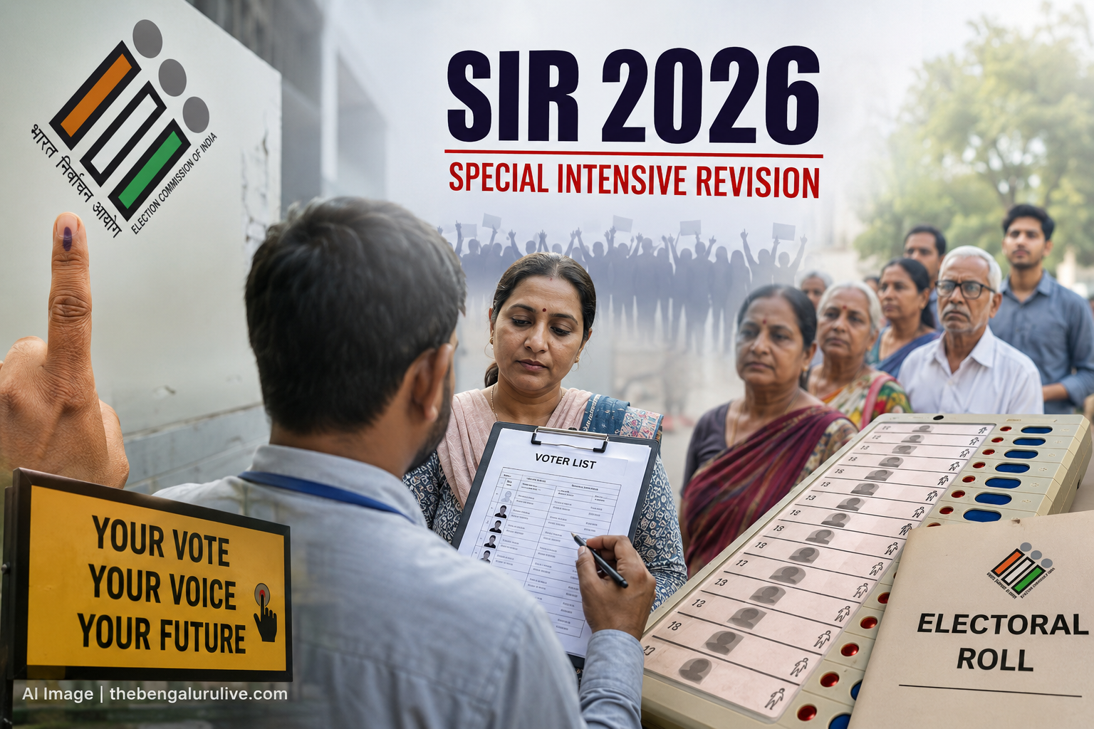 Karnataka Launches SIR 2026 Voter Roll Revision from June 30; Door-to-Door Verification to Cover Every Eligible Voter