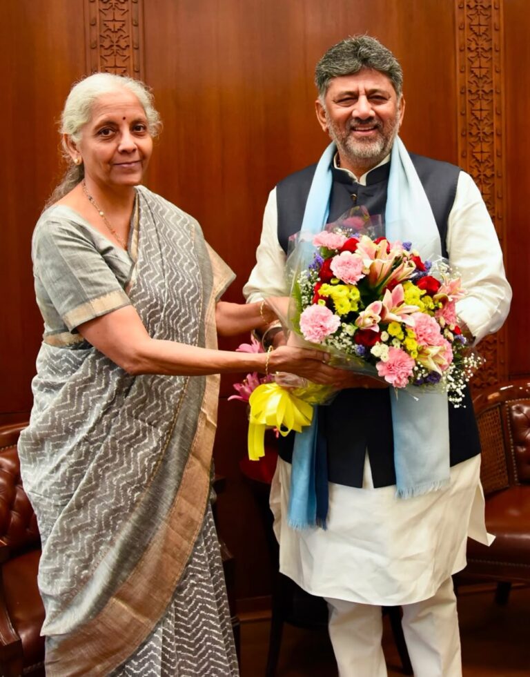 CM D.K. Shivakumar Seeks Enhanced Central Funding for Urban Infrastructure, Irrigation and Road Development in Karnataka
