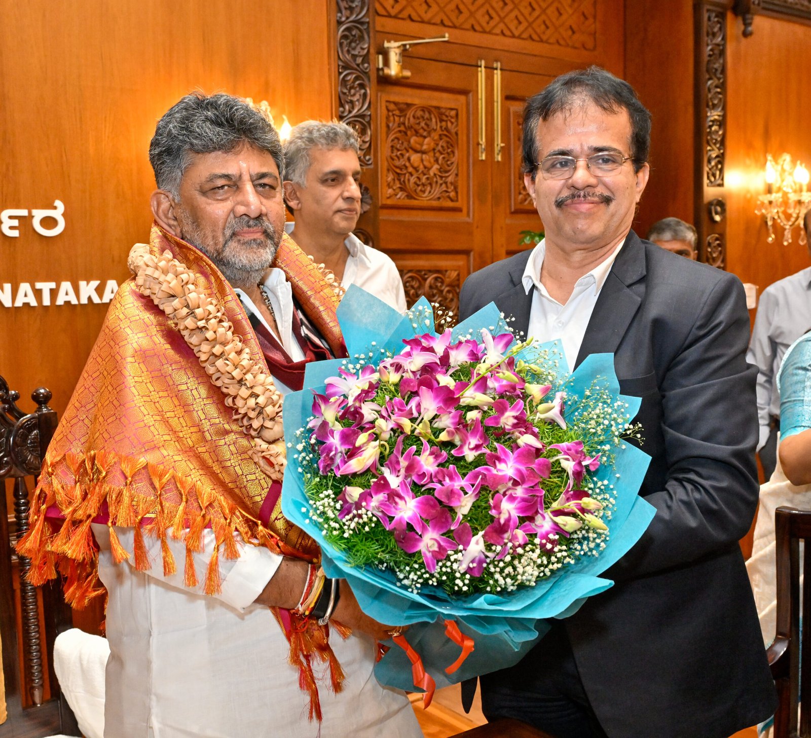 Karnataka Bank Delegation Led by MD & CEO Raghavendra Srinivas Bhat Calls on Chief Minister D.K. Shivakumar