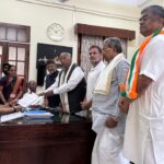 Mallikarjun Kharge Files Rajya Sabha Nomination from Karnataka in Presence of Rahul Gandhi, CM D.K. Shivakumar