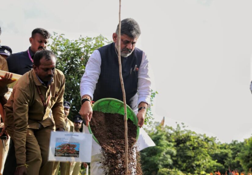 CM D.K. Shivakumar Calls for Green Karnataka, Announces 15 Lakh Saplings Drive on Kempegowda Jayanti