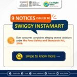 FSSAI Issues 9 Show Cause Notices to Swiggy Instamart Over Alleged Food Safety Violations; Seeks Detailed Compliance Report