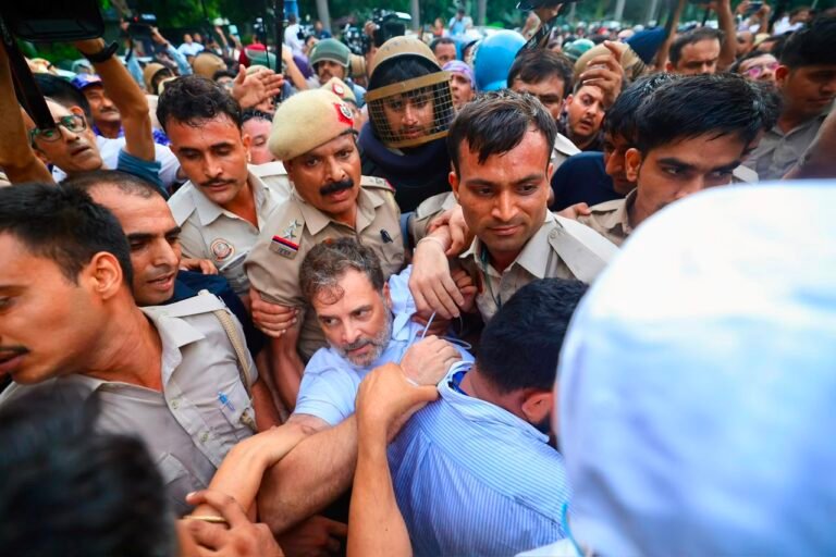 Congress Leaders Detained During Protest Outside PM Modi's Residence Over Examination Row