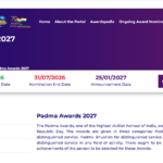 Applications invited for Padma Awards 2027 from eligible persons in women and child welfare, social justice sectors
