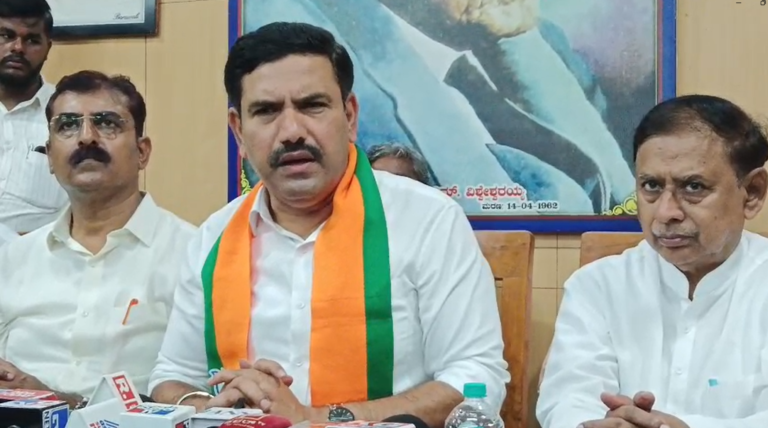 Vijayendra announces major protest against ‘anti-Hindu’ Congress government, attacks state over Bidadi land issue