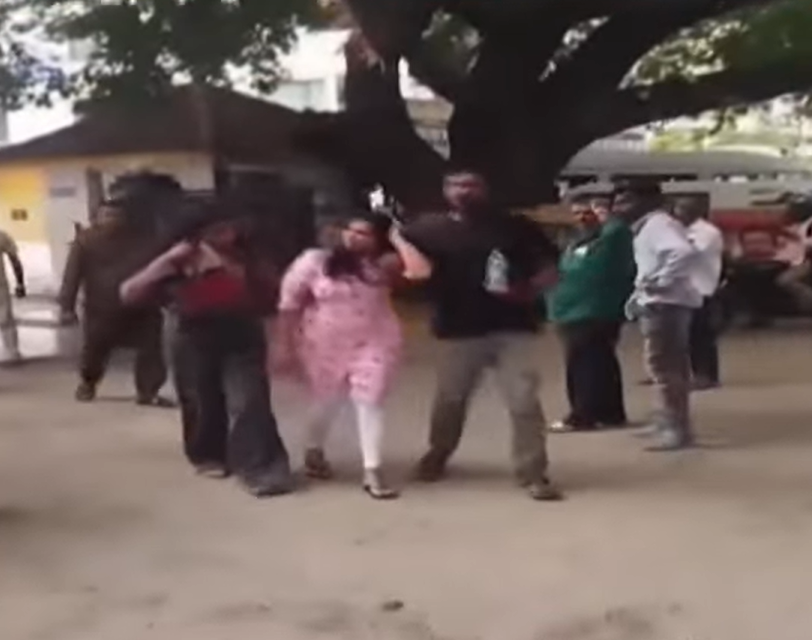 Two Injured After Large Tree Collapses Near Attiguppe Metro Station in Bengaluru
