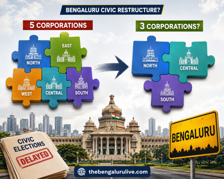 Exclusive: Karnataka Govt Mulls Reducing Bengaluru’s Five Civic Corporations to Three Ahead of Polls