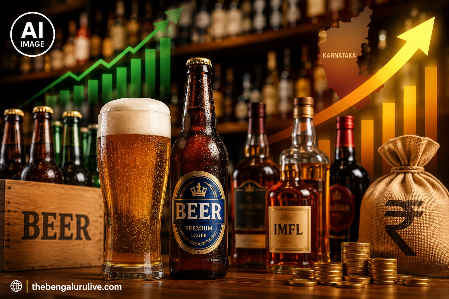 Karnataka’s Beer Craze Grows: Nearly 35% Jump in Sales Pushes Excise Revenue Past ₹10,599 Crore