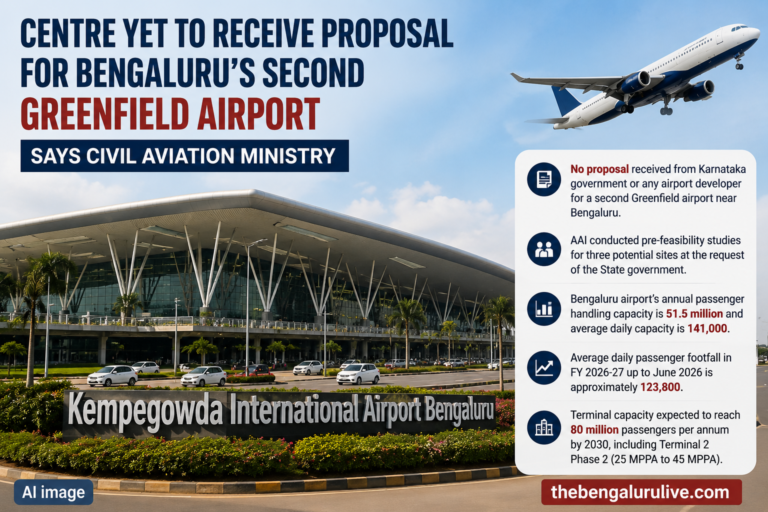 Centre Yet to Receive Proposal for Bengaluru’s Second Greenfield Airport, Says Civil Aviation Ministry