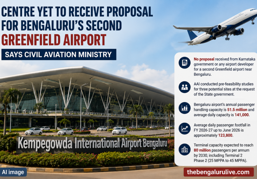 Centre Yet to Receive Proposal for Bengaluru’s Second Greenfield Airport, Says Civil Aviation Ministry
