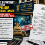 Income Tax Department Launches Nationwide Verification of Suspicious Foreign Remittances; 394 Entities, 36 Professionals Covered