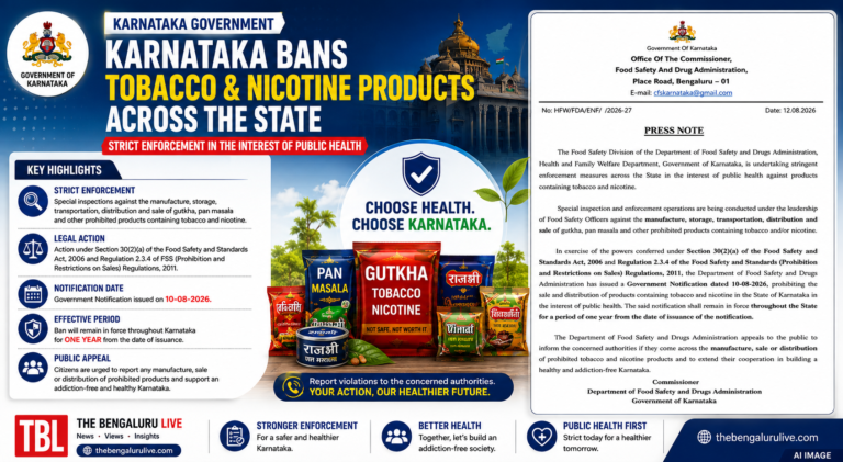 Karnataka Bans Sale and Distribution of Gutkha, Pan Masala With Tobacco or Nicotine for One Year