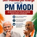 Kharge Flags Delimitation, Possible Special Parliament Session in Letter to PM Modi
