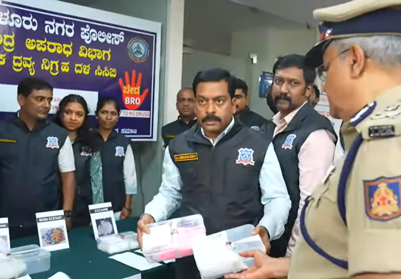 Bengaluru Police Seize Drugs Worth Over Rs 55 Crore in Citywide Operation, Arrest 39 Including Eight Foreign Nationals