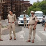 Joint CP Karthik Reddy Inspects Koramangala Water Tank Junction to Review Traffic Improvement Measures