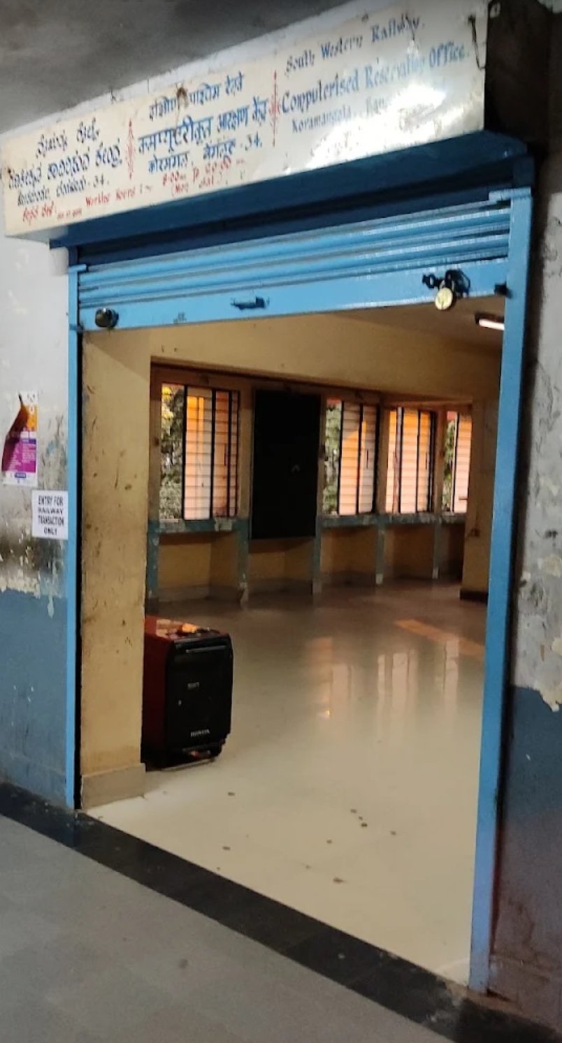 Koramangala Railway Ticket Reservation Centre to Close From September 1 for BDA Complex Redevelopment