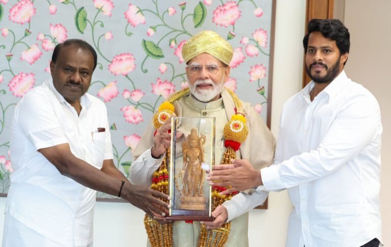 Steel, Manufacturing and Karnataka NDA: H.D. Kumaraswamy Meets PM Modi in Delhi
