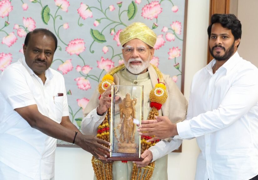 Steel, Manufacturing and Karnataka NDA: H.D. Kumaraswamy Meets PM Modi in Delhi