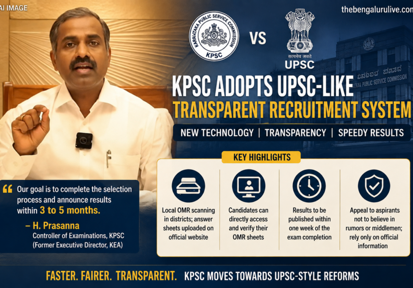 KPSC Plans UPSC-Style Recruitment Overhaul, Targets Results Within 3–5 Months and OMR Access for Candidates