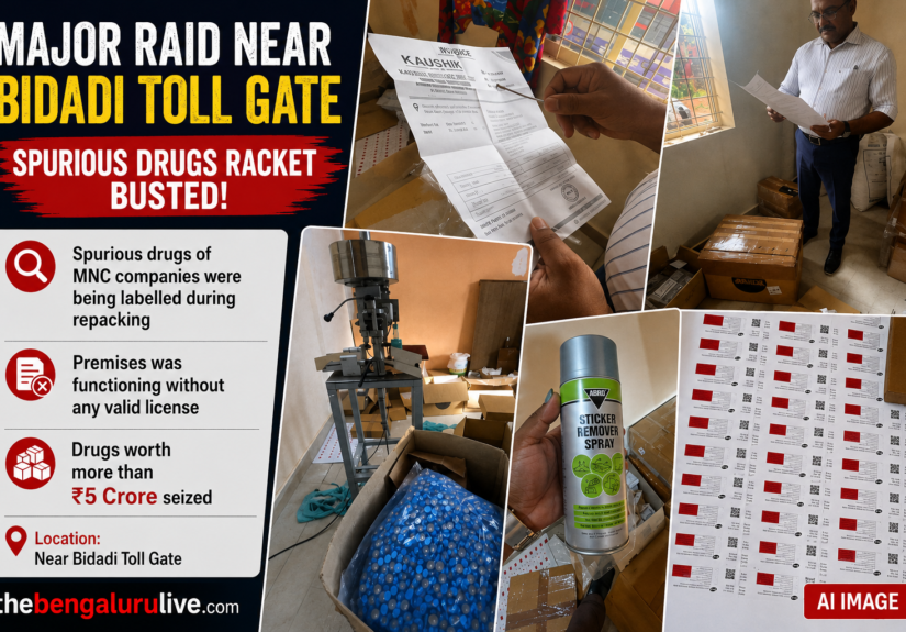 Karnataka Drug Wing Unearths Suspected Spurious Medicines Racket Near Bidadi Toll Gate; Stock Worth Over ₹5 Crore Found