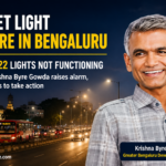 Bengaluru Streetlight Failure: 63% Poles Dark on Hudson Circle–Chalukya Circle Stretch, Krishna Byre Gowda Seeks Action