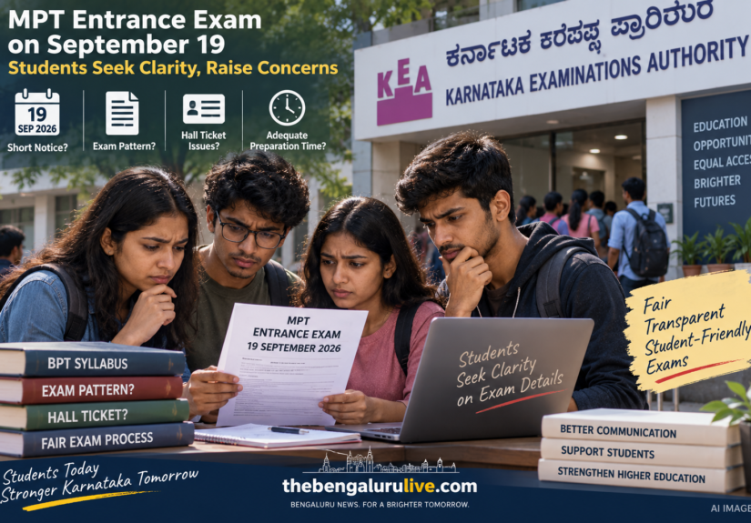 KEA MPT Entrance Exam on September 19 Draws Student Complaints Over Short Notice, Hall Tickets and Lack of Exam Details