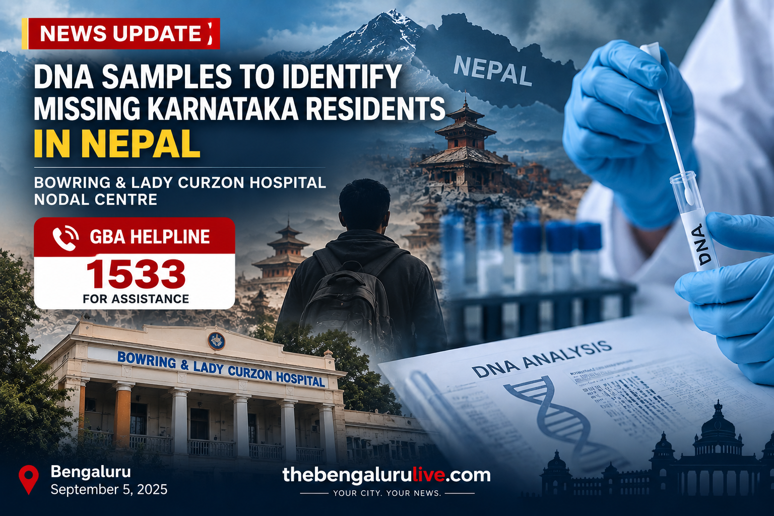 Nepal Missing Persons: Bengaluru’s Bowring Hospital Named DNA Collection Centre for Karnataka Families