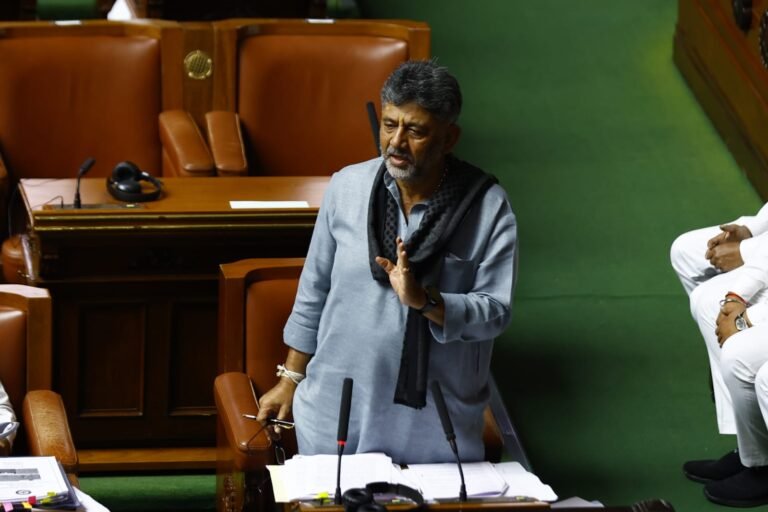 D K Shivakumar speaking in the Karnataka Legislative Assembly on the Kasturirangan report