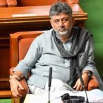 D K Shivakumar in the Karnataka legislature during the Kasturirangan draft notification debate
