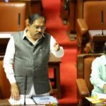 Deputy Chief Minister and Revenue Minister G Parameshwara speaking in the Legislative Council