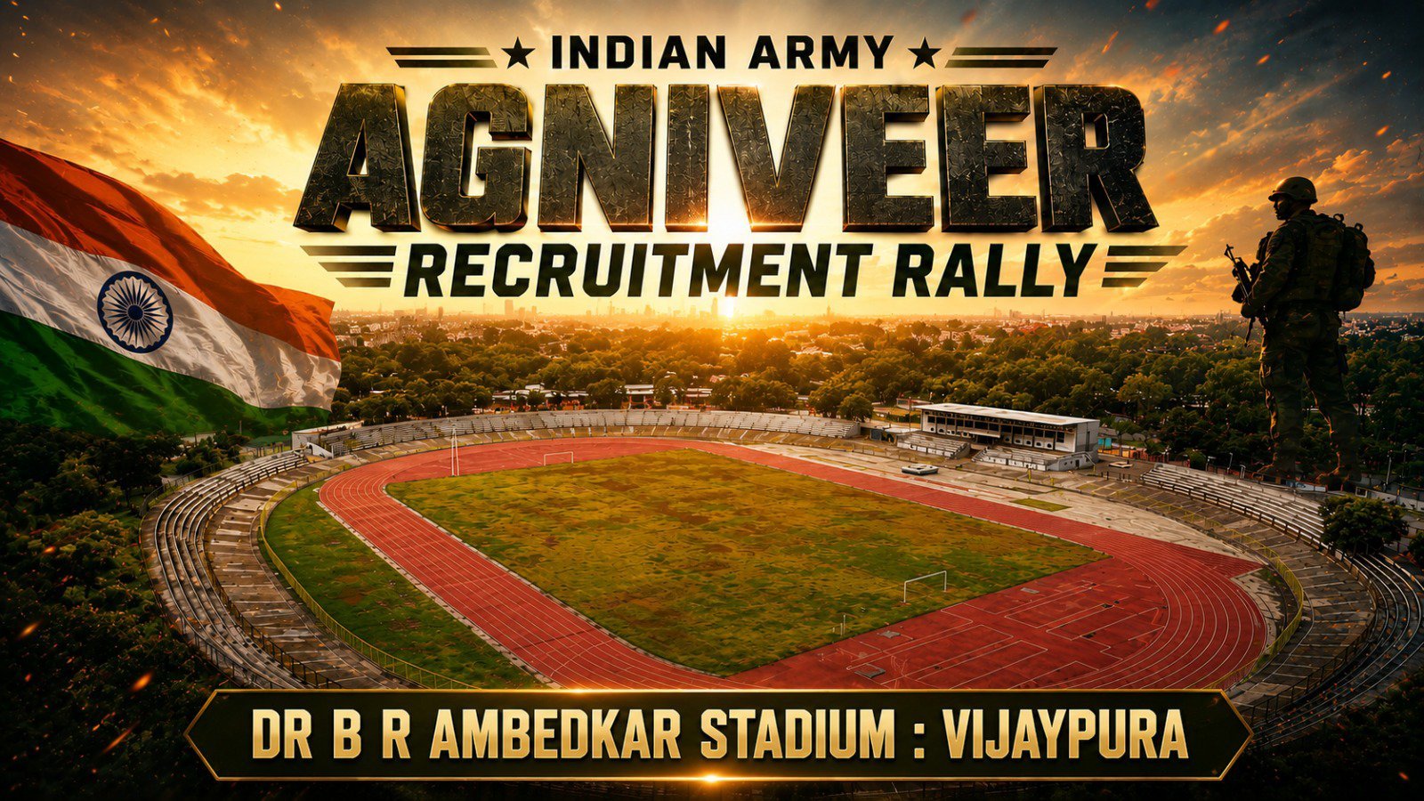 Indian Army Recruitment Rally in Vijaypura From September 10-22; ARO Mangalore Issues Candidate Advisory