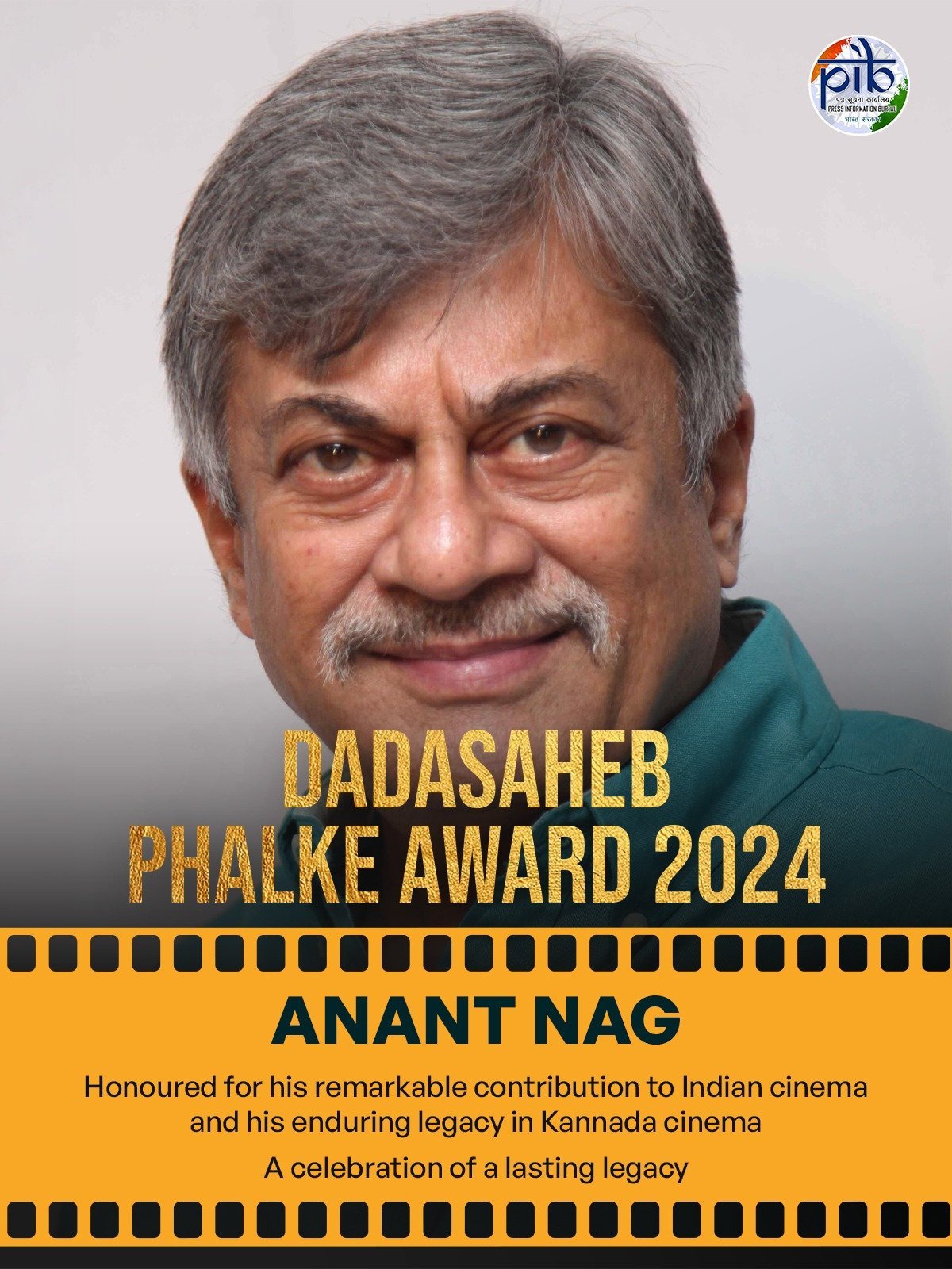 Kannada Cinema Veteran Anant Nag to Receive Dadasaheb Phalke Award 2024; PM Modi Hails His ‘Remarkable Versatility’